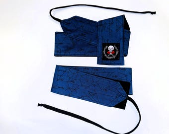 Geometry Print Weightlifting Wrist Wraps, WOD Support