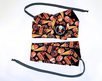 Desserts, Ice Cream, Donuts, Cupcake Wrist Wraps, WOD, Weightlifting, Athletic