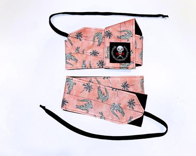 Alligator Wrist Wraps, WOD, Weightlifting, Athletic, Florida