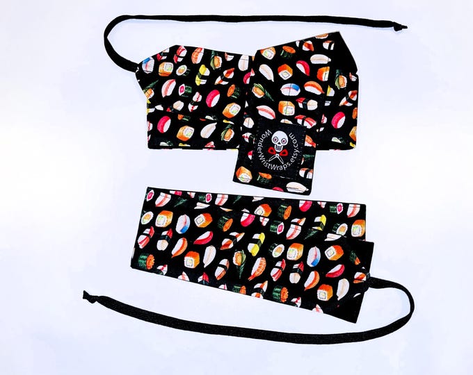 Sushi Bento Box, Wrist Wrap, WOD, Weightlifting, Athletic