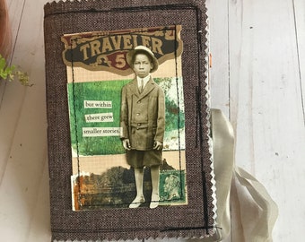 SMALLER STORIES -  Mini Magpie Book junk journal