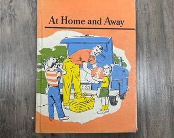 At Home and Away blank sketchbook upcycled