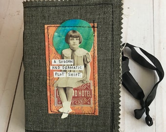 SUDDEN PLOT SHIFT -  Mini Magpie Book junk journal