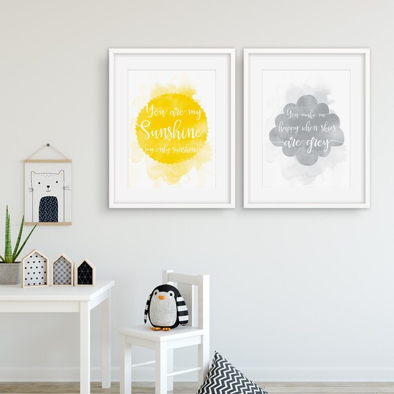 you are my sunshine nursery decor