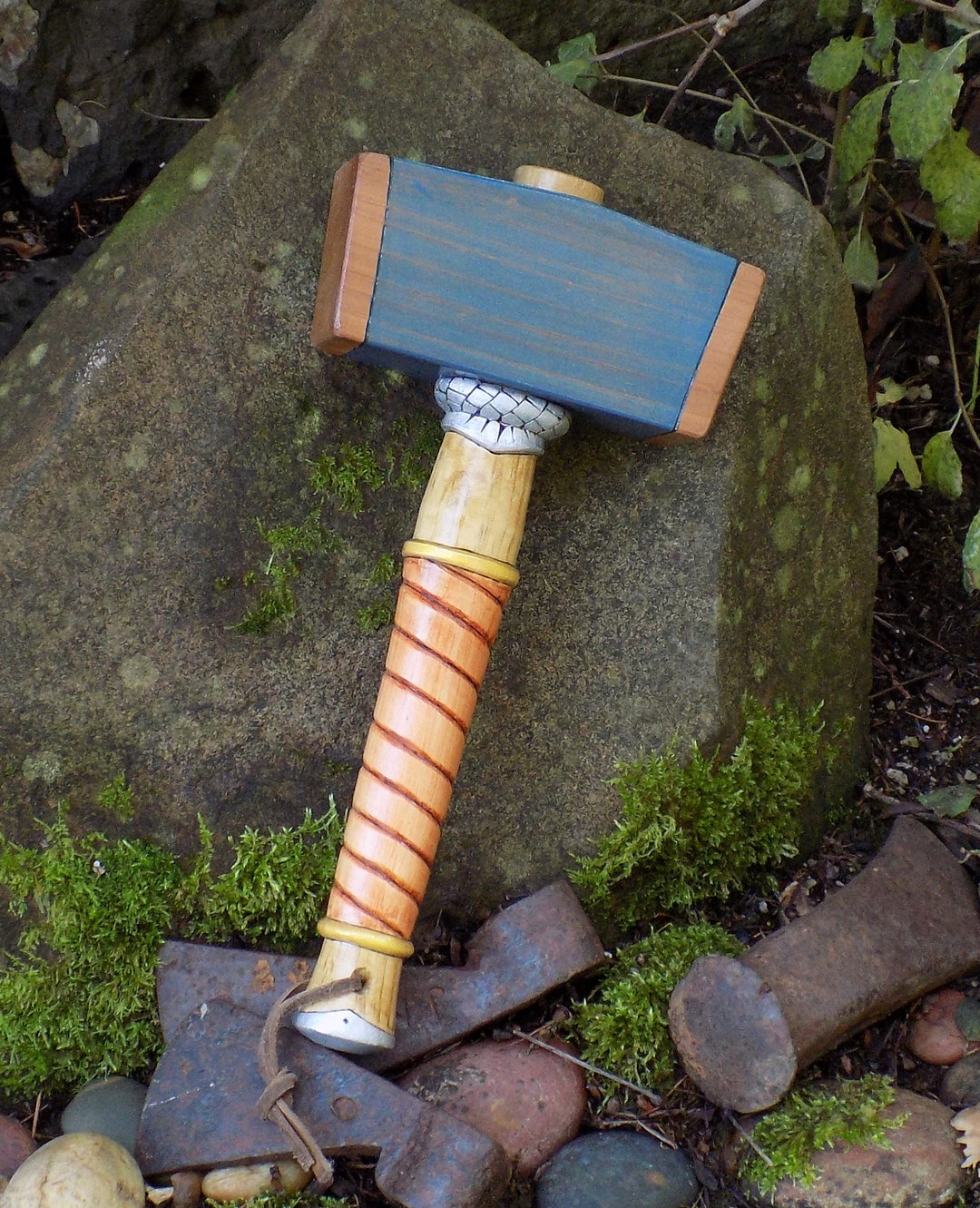 THOR'S Hammer/ Wooden Toy / Large Size Etsy