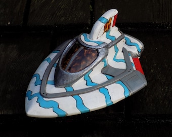 NEW Off world High altitude recon / INTERCEPTOR/gray, blue  and white