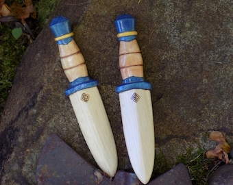 SPACE FORCE/ Air Commando/hand made wood toy dagger set/ dagger style blades