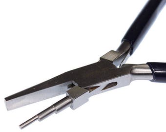 Looping Pliers with Stepped Jaw and Flat Jaw by Eurotool  (PL7470)