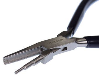 Looping Pliers with Stepped Jaw and Concave Jaw by Eurotool  (PL7480)