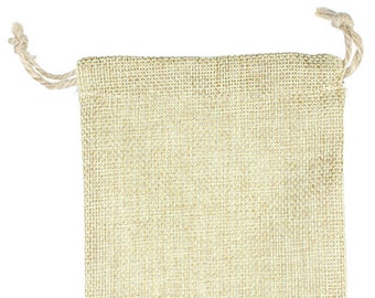 Burlap Drawstring Pouches 4" x 5" (Pkg of 36) (DBX3204)