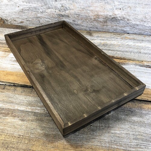 Stackable Wooden Display Tray 11/2 Deep DTR2001 Etsy