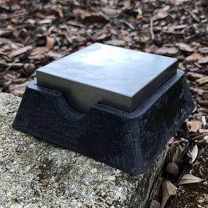 Steel Bench Block with Rubber Base 2-1/2 x 2-1/2” (AN520)