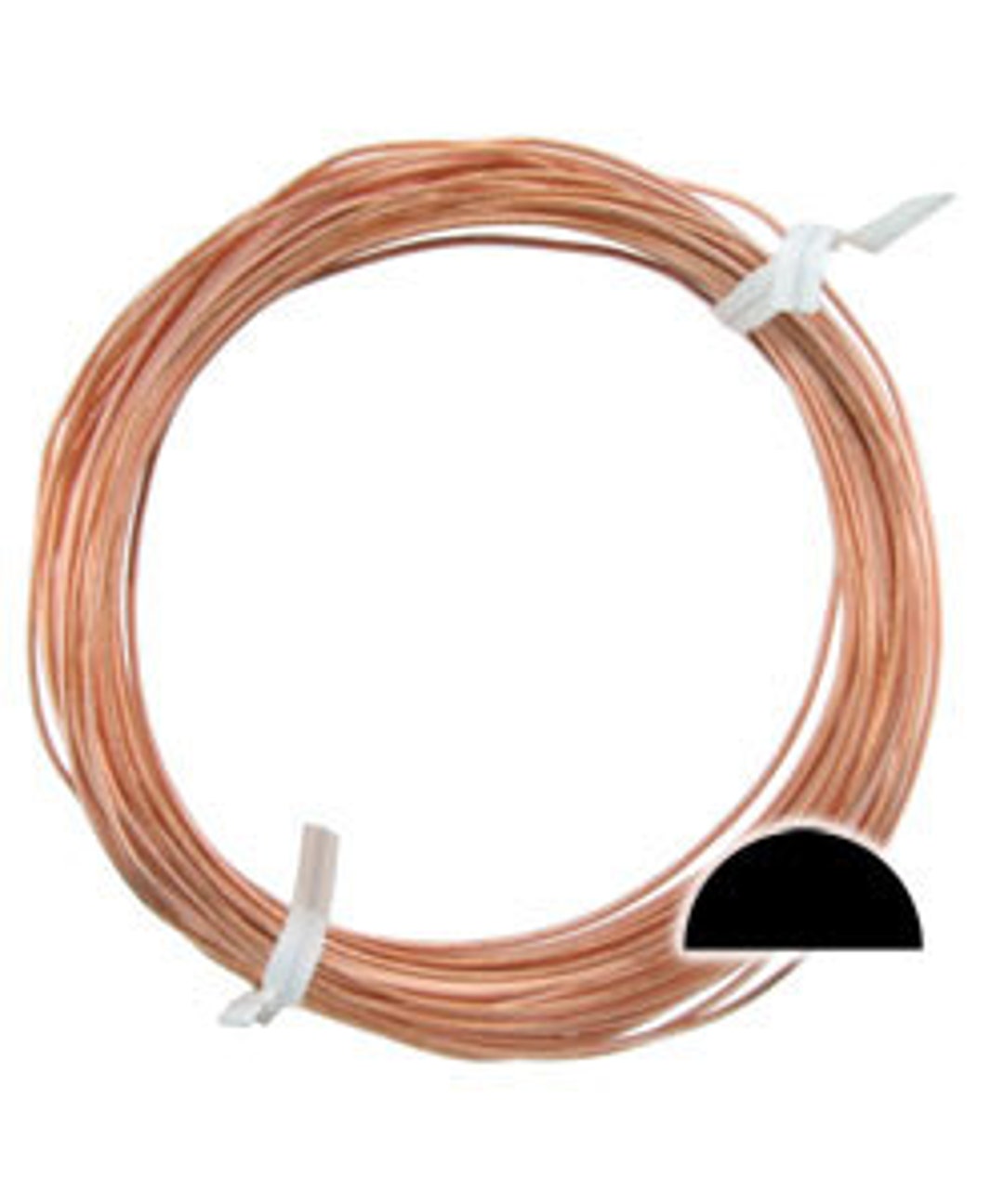 Copper Square Wire 22ga 0.64mm Soft approx. 96.3ft CSW22 