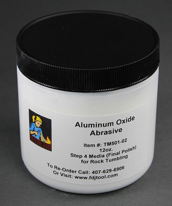 Rock Tumbling Media Step 4: Aluminum Oxide Polish 10ozs (TM501-02)