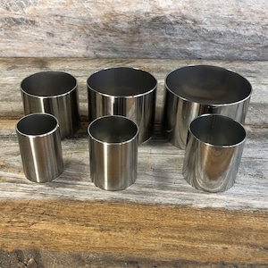 Small Stainless Steel Casting Flasks **Choose Size**