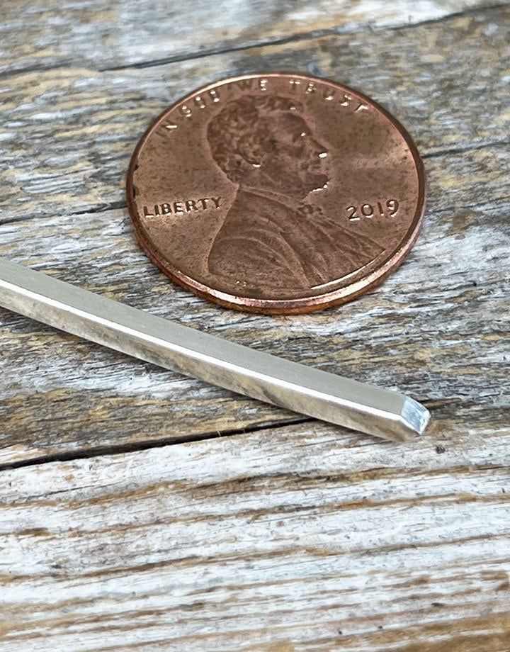 Square Sterling Silver Wire (SSWXX) Sold by the Foot **choose Size** - Etsy