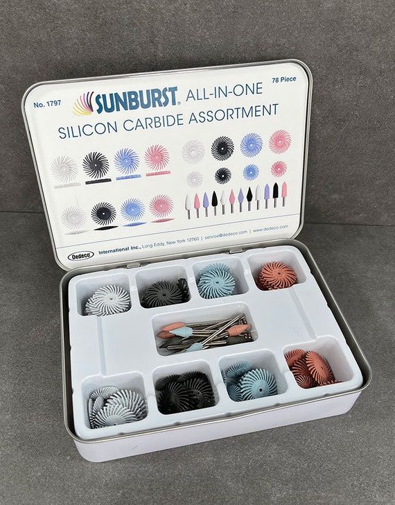 Dedeco Sunburst Silicon Carbide Assortment 78pcs (ST9319)