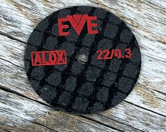 Eve Abrasive Cutting Fiber Discs 22x 0.3mm (pkg/10) (ST8921)