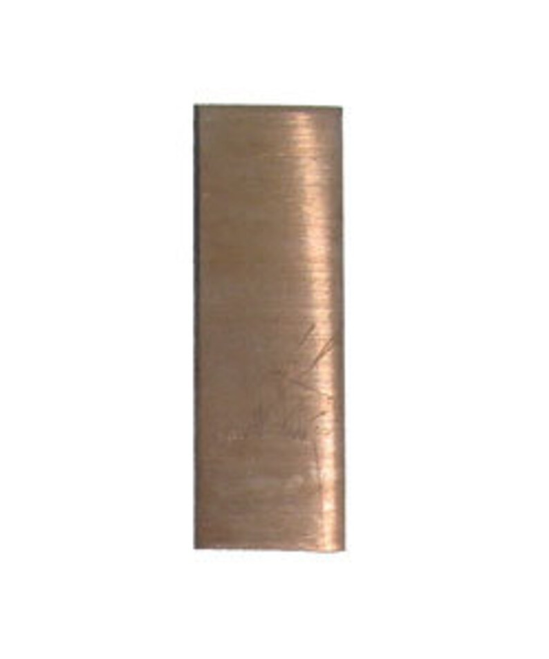 A Piece Of Copper Having A Rectangular Copper Shape Rectangle 1/2x1-1/2 18ga Package of | Etsy