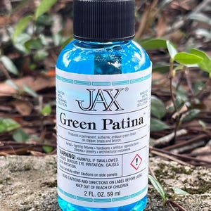 Jax Green Patina for Copper, Brass & Bronze 2oz Bottle  (PM9000)