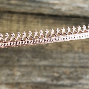 Copper Gallery Wire "Crown" (foot) (CGW01)