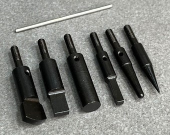 Universal Hammer Handpiece Anvil Tips Set (x6) for Flexshafts (MO3556)