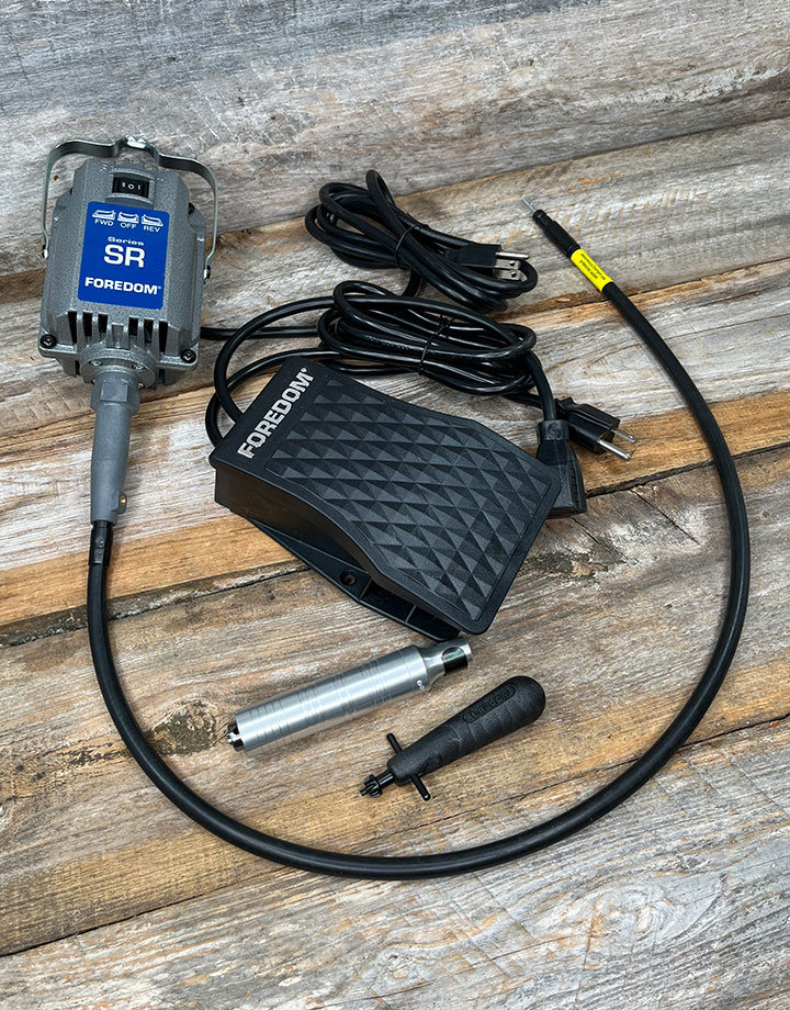 Foredom Flexshaft SR Motor With FCT Foot Pedal 30 Handpiece