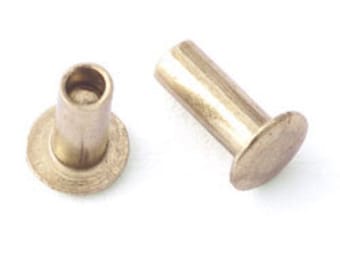 Brass Rivets 1/16"dia x 5/32"long for RIVET TOOL (50pcs) (CCBR1004)