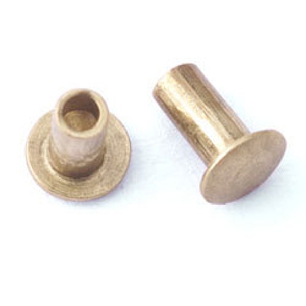 Brass Rivets 1/16"dia x 1/8"long for RIVET TOOL (50pcs) (CCBR1003)