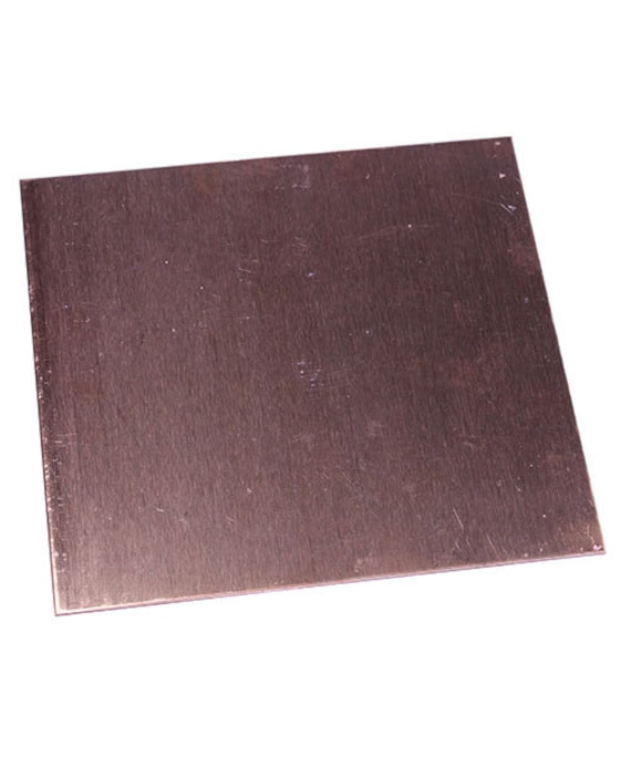 Copper 18 Ga, 6x6 Sheet Metal, 1.02 MM 43-601 