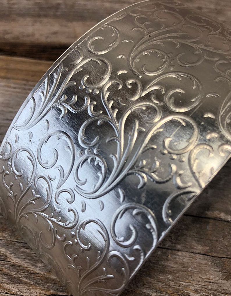 Patterned Sterling Silver Sheet Vines 2 x Etsy