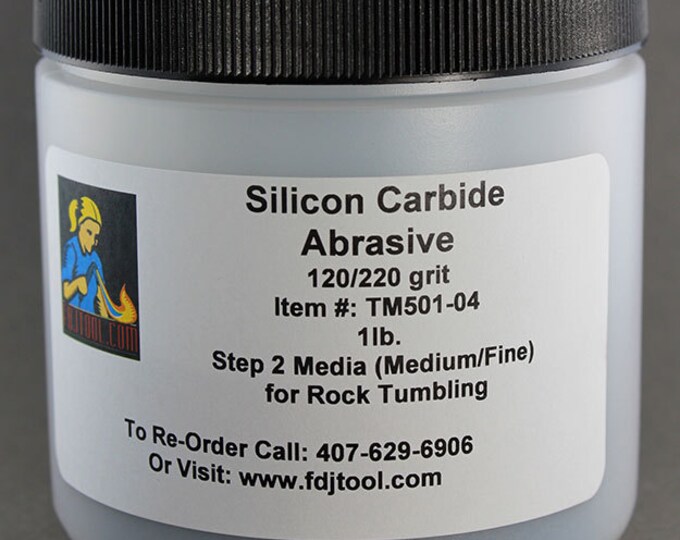 Rock Tumbling Media Step 2 Medium/fine 120/220 Grit 1lbs Etsy