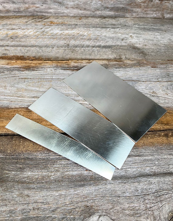 10 Gauge Dead Soft Sterling Silver Sheet - 6 Inches X choose your length