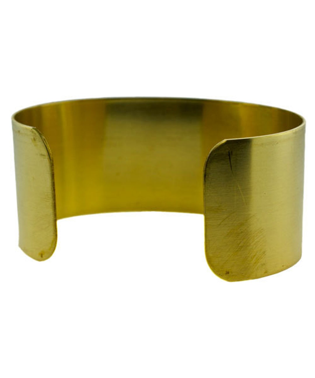Brass Bracelet Cuff Flat 1 Wide MSBR1004 Etsy