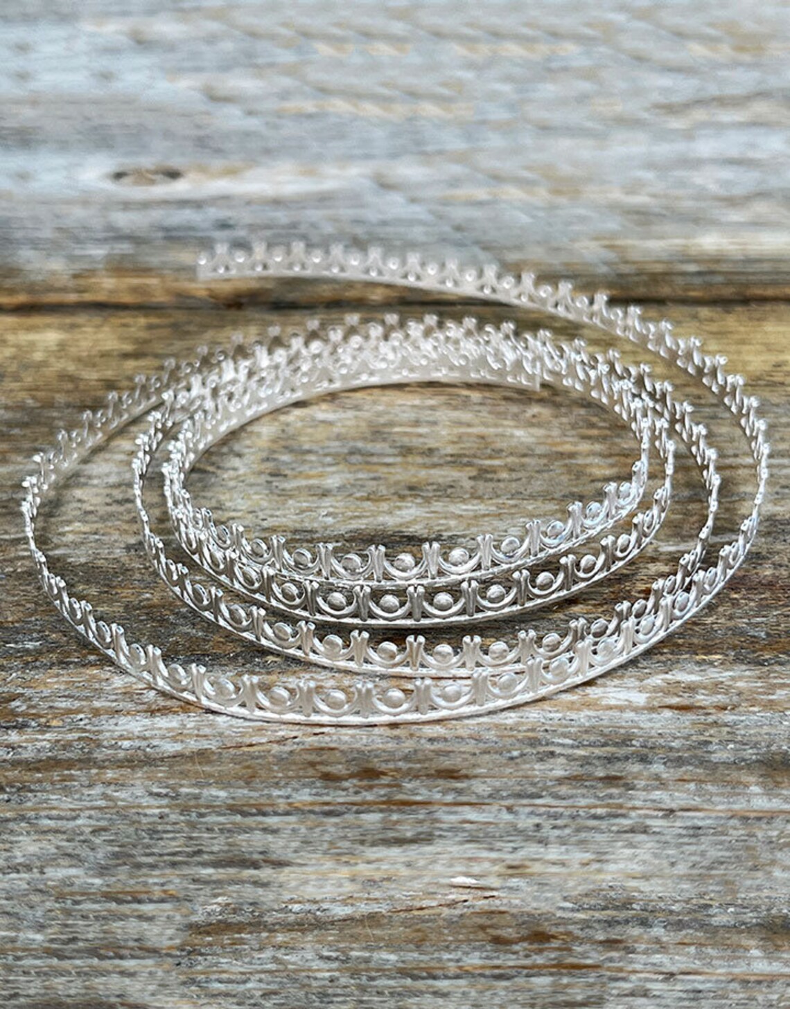 Wire Swag Frame Sterling Silver Gallery Wire