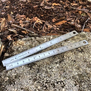 6&quot; Steel Ruler 2 pieces (35.510)