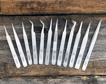 Non-Magnetic Tweezer Set (12pcs) (TW2412)