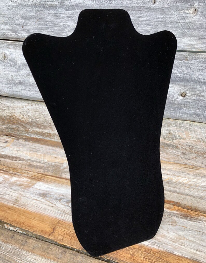 Pkg of 6 DCH1673 VELVET NECKLACE EASELS Padded 8-78W x 13-38 H