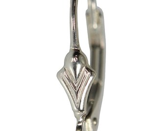 Leverback Sterling Silver with Tulip & Ring (Pkg of 6) (428S-03)