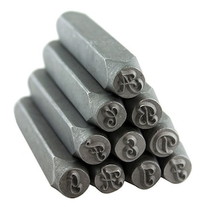 Letter Punch Set Cambridge Uppercase 27pcs 6mm Imprint (PN945)