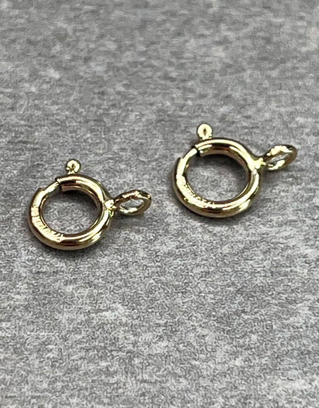 Spring Rings Fillers Gold Filled Spring Rings (pkg of 10) (911F-0X) **choose Size** - Etsy