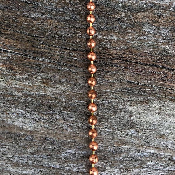 Copper Ball Chain 2.0mm (Pkg of 5ft)  (800CU-03)