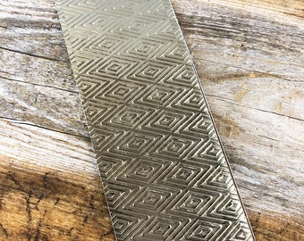 Nickel Silver Sheet Bracelet Blanks 26ga 6" x 2" .41mm Thick Pkg Of 6 Nickel Silver Sheet Bracelet Blanks 26ga 6" x 2" .41mm Thick Pkg Of 6