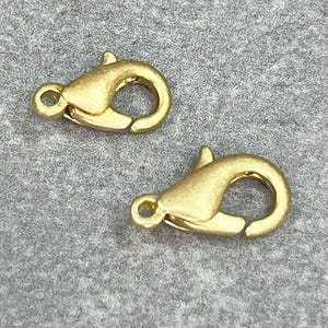 Yellow Brass Trigger Clasps (Pkg of 6) **Choose Size**