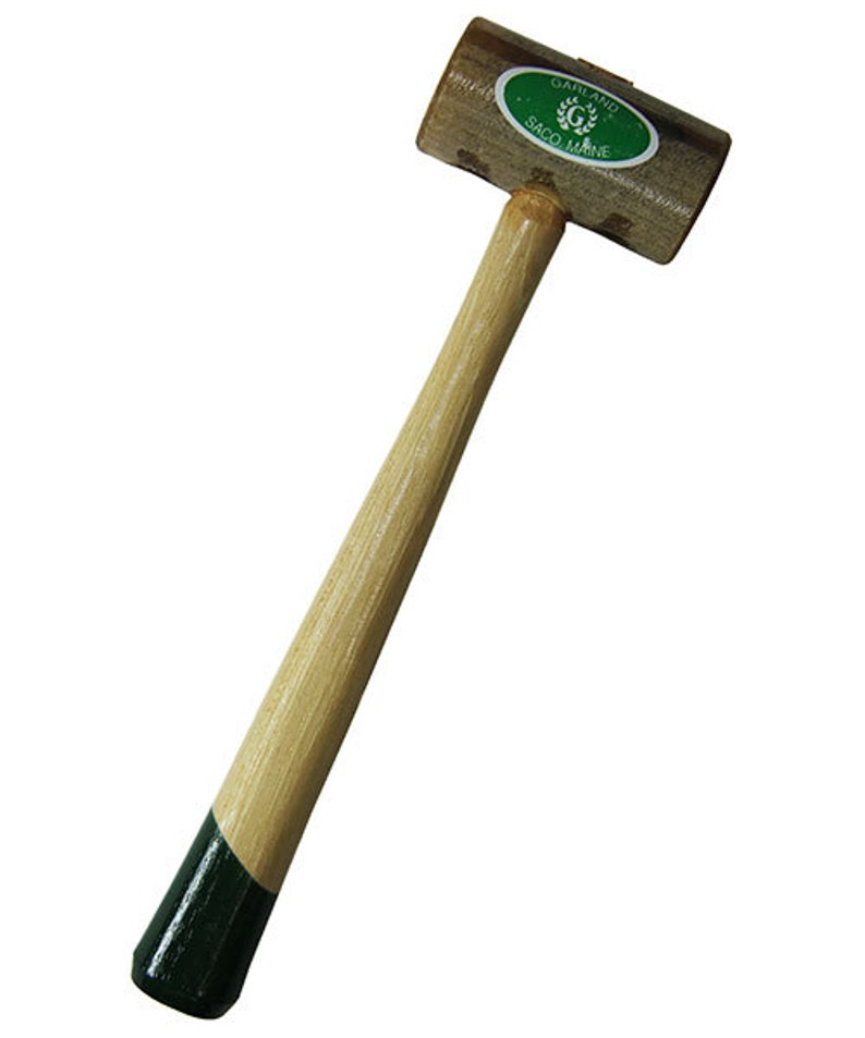 1-14 face 8oz head Weighted Rawhide Mallet by Garland 37.711