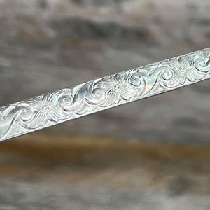 Pattern Wire Sterling Silver 6.4 x 1.7mm (SPW15)