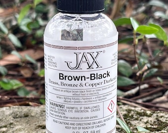 Jax Brown/Black Darkener for Copper, Brass & Bronze 2oz Bottle  (PM9003)