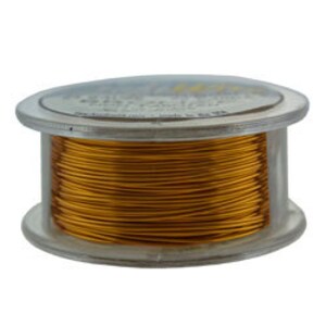 Craft Wire Tarnish Resistant Bronze Round Wire 24ga 20yd (WR6724B)