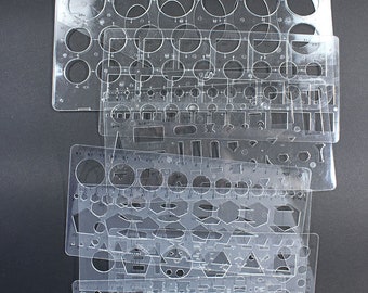 Plastic Template Set 8pcs  (35.421)