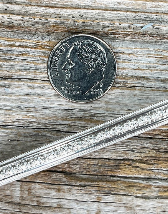 thumbnail image 2 of Adornville 99.9% Pure Copper Pattern Wire – 9.5mm X 1.68mm Half Hard, Textured Flat, Made In USA 2 of 4